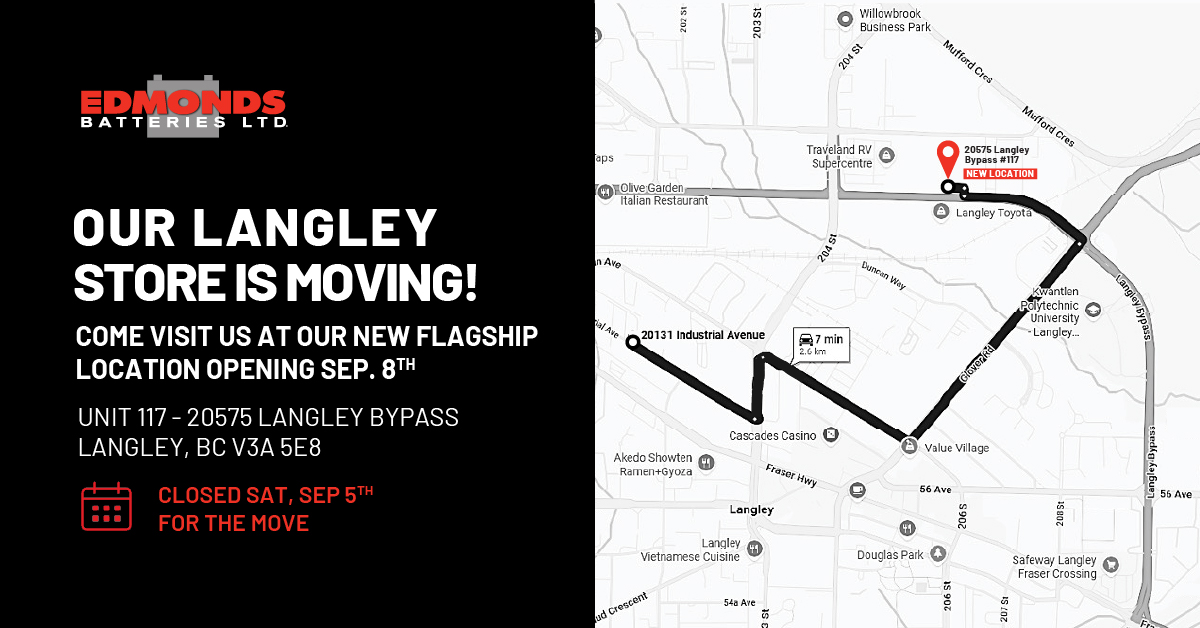 We're moving to serve you better. Visit our new Langley flagship location at Unit 117 – 20575 Langley Bypass, Langley, BC V3A 5E8.